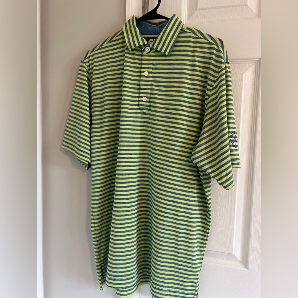 NEW FootJoy Men’s Striped Golf Polo from Myrtle Beach National